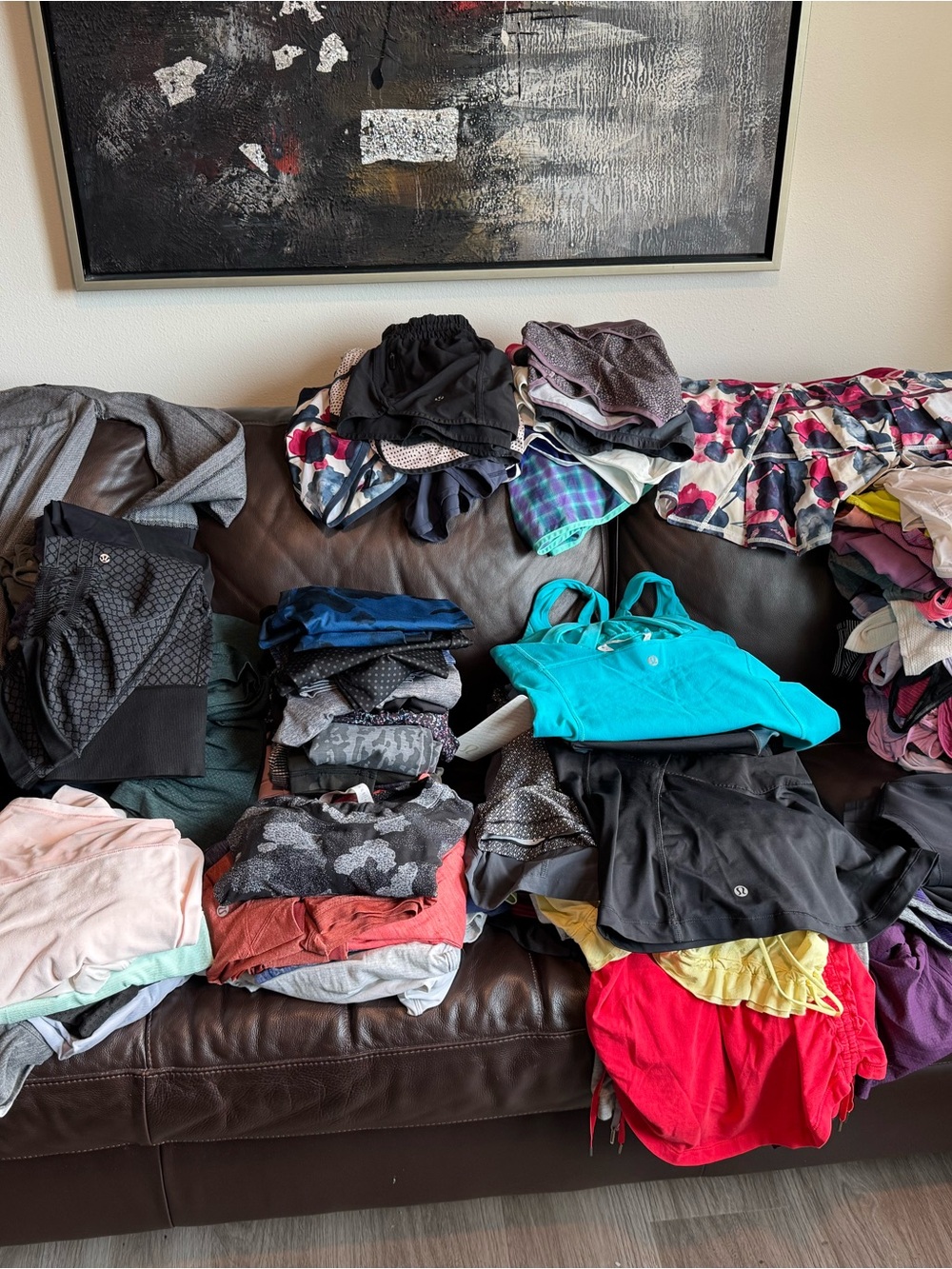 Lululemon Bundle Lot Reseller Excellent condition leggings, tops, shorts 134 pc